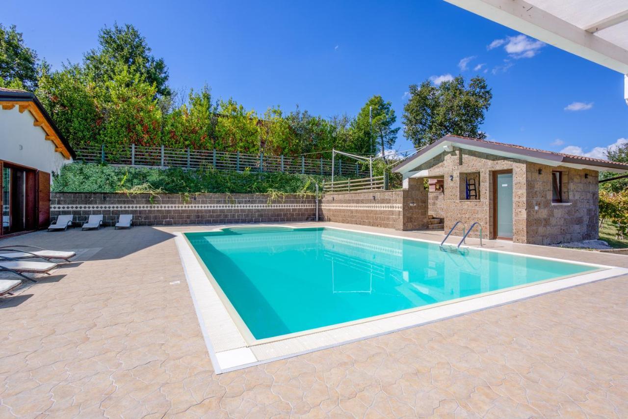 Villa Santoro Ai Tre Ulivi Con Piscina Privata Caiazzo المظهر الخارجي الصورة